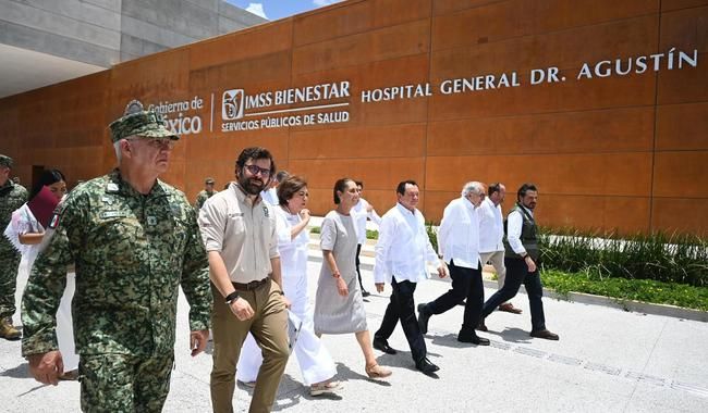 Presidenta inaugura Hospital General Dr. Agustín O‘Horán en beneficio de un millón 200 mil personas; arranca IMSS Bienestar en Yucatán